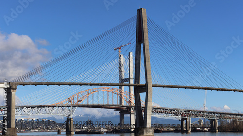 Photos Bridges of New Westminster in British Columbia Canada