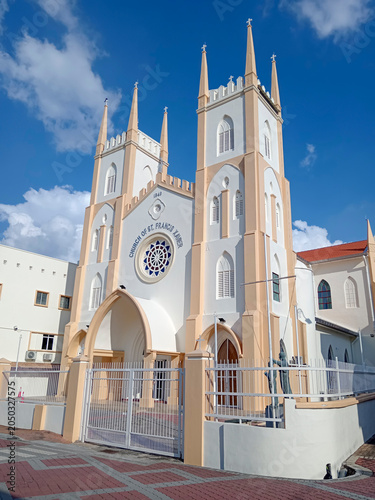 Church of St. Francis Xavier in Melaka, Malaysia