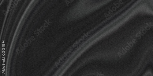 Schilderij op canvas Dark gray draped fabric texture close up photo with soft folds and subtle sheen