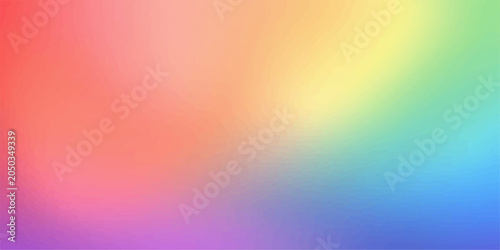 Quadro su tela Abstract colorful rainbow background with bright geometric lines and gradient co