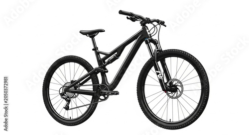 bicycle isolated on white background
