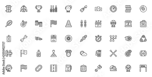 Foto Formula 1 icon set