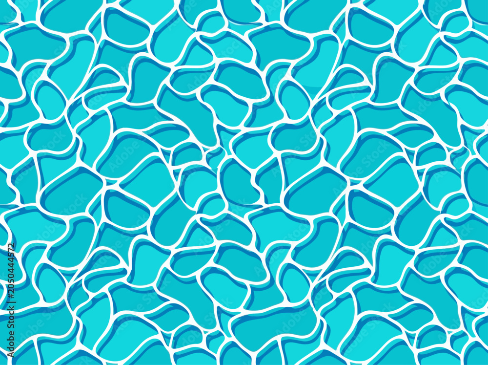 Obraz premium A close-up view of a vibrant blue cracked pattern on a surface.