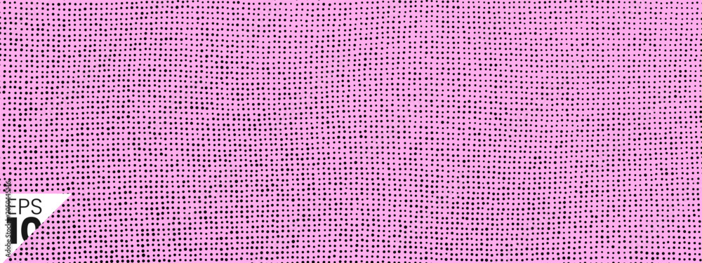 Fototapeta premium Halftone texture overlay and pink emo core manga with superhero chess brutalism. Material creative scanner and clipart hipster hal with back grunged halftone messy. Black and white abstract paper.
