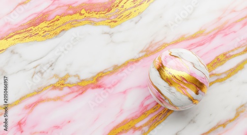 Vibrant white marble texture blended with soft pink hues and shimmering gold veins, creating a luxurious and artistic abstract background, veins, floor, pink