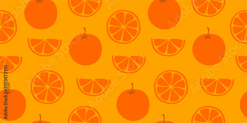 Orange pattern background. Orange sliced pattern Seamless. orange fruit pattern background. slice of orange pattern summer theme.
