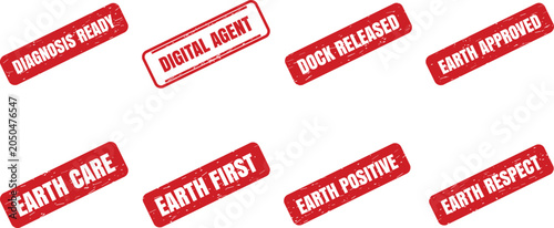 Bild auf Leinwand Diagnosis Ready Digital Agent Dock Released Earth Approved Earth Care Earth Firs