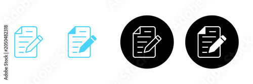 Note icon vector. notepad sign and symbol