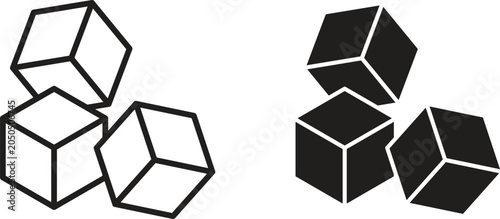 Sugar icon design for signs, logo, apps or website