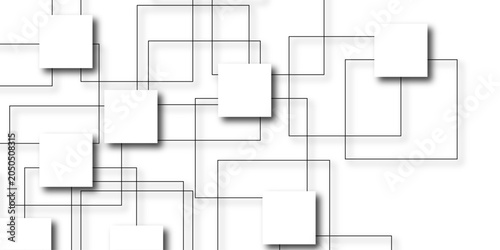 Abstract texture geometric White and gray color technology modern futuristic background, vector illustration. Simple classy geometric moving white squares half gradient minimal white background,