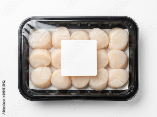 Scallops Fillets Packaging Mockup