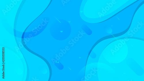 abstract smooth gradient blue wave background