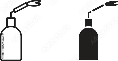 Bild auf Leinwand Blowtorch icon