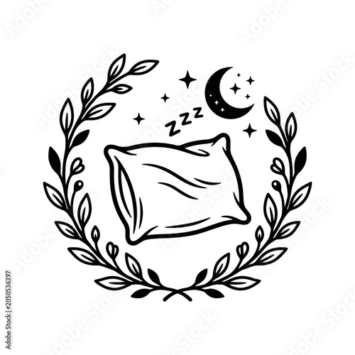 Foto Pillow for Sleeping at Night Time.