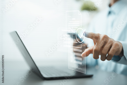 User managing privacy preferences, consent settings, and data protection controls through a digital interface. Concept of GDPR compliance, security, transparency, and personal information management.