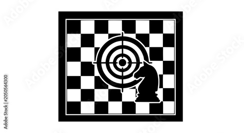 Foto Chess Knight Target Strategy