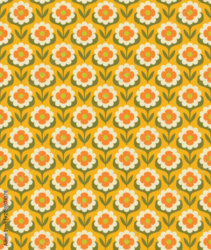 abstract floral seamless pattern tile wallpaper
