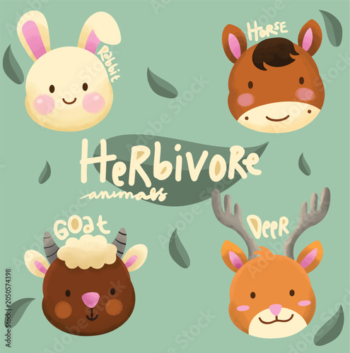 Fotografi Herbivore Animal Collection Pack