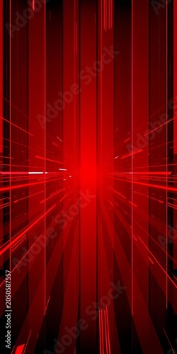 Techno-inspired red and black stripes background, design, corporate