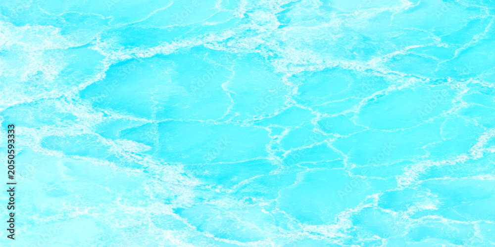 Obraz premium Vibrant turquoise marble surface with white veins patterns