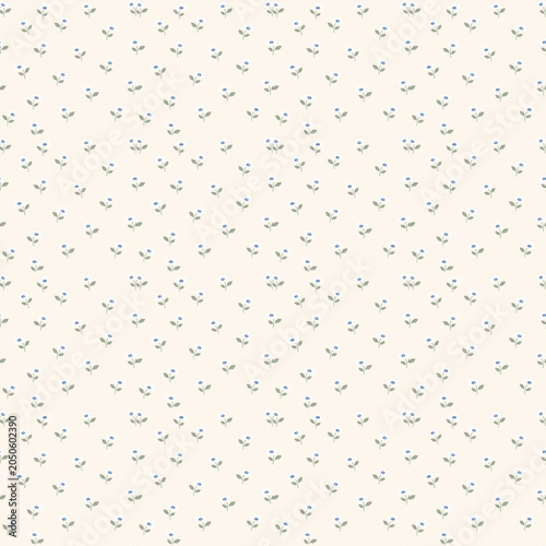 Seamless Blush Pink Daisy Pattern