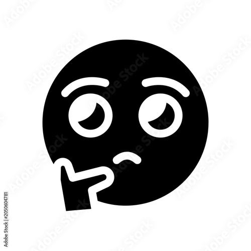 Thinking emoji icon