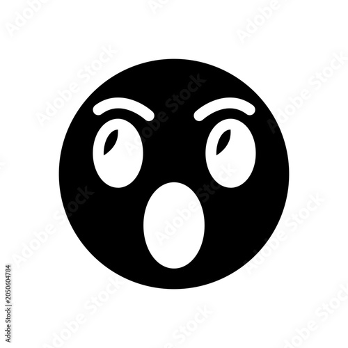 Surprised emoji icon
