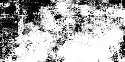 Grunge texture background, distressed overlay, black and white pattern isolated on transparent background