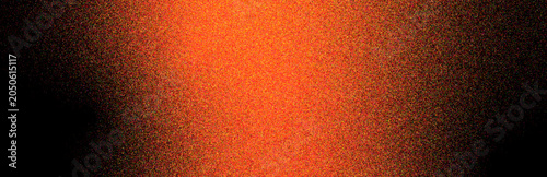 Abstract orange and red grainy texture background vector with dark black borders and vintage film noise effect perfect for panoramic banners website headers and modern designs