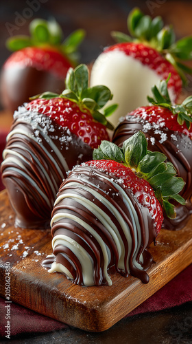 strawberry and chocolate