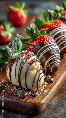 strawberry and chocolate