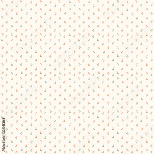 Tiny Tulip Pastel Pattern