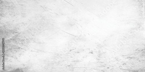 Εκτύπωση καμβά Grunge white background texture with scratches and scuffs for design, white plaster wall texture with scratches