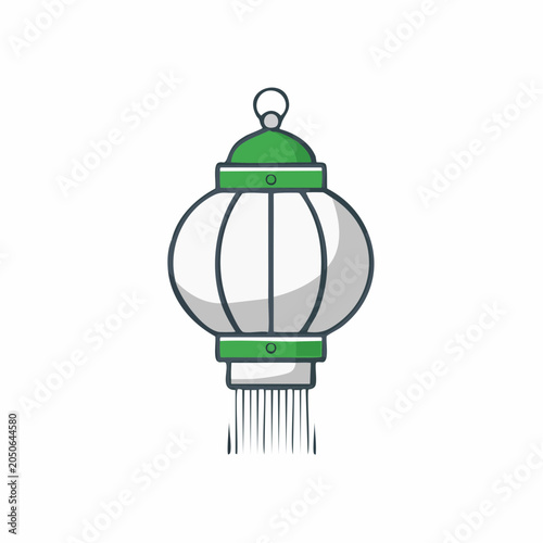 Traditional Chinese Lantern Illustration