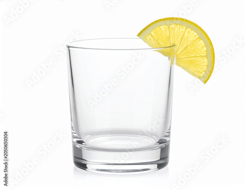 Drink background with citrus garnish on glass