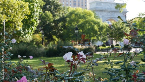 Obraz na plátne New York City Manhattan Washington Square Park arch, United States