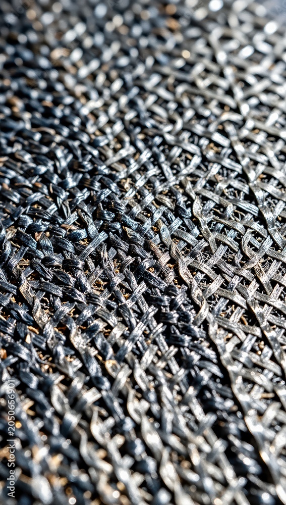 Fototapeta premium Close-up of woven fabric texture