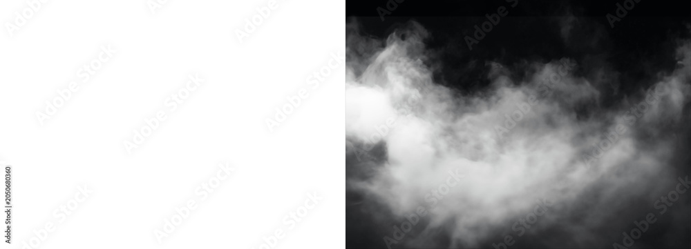 Fototapeta premium Fog effect isolated on transparent background