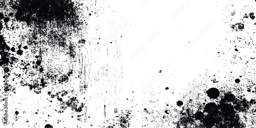 Fototapeta premium Abstract old paper texture and grunge ink splat background design crack wall design 
