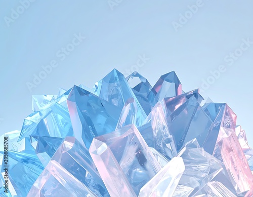 Vibrant Crystal Formation in Sky.