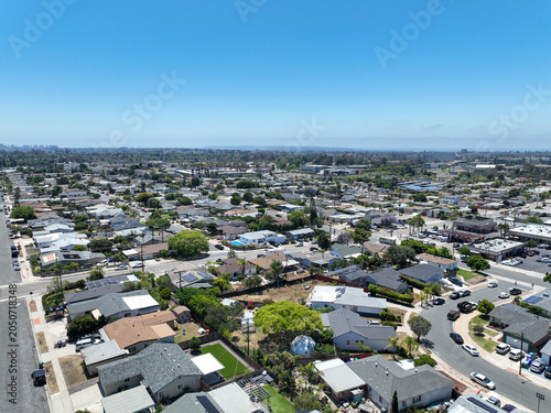 Fotografija Aerial view of Mira Mesa, San Diego largest suburb