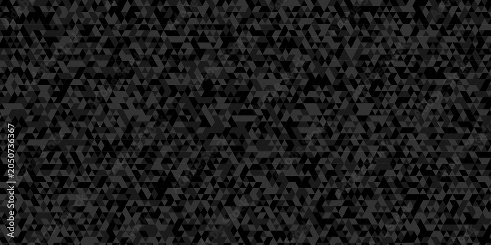 Fototapeta premium Modern abstract low polygon colorful pattern background. square lines Geometric print composed triangles. Black triangle web business triangle banner background.