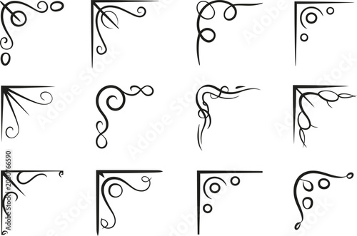 Ornate Corner Design Elements