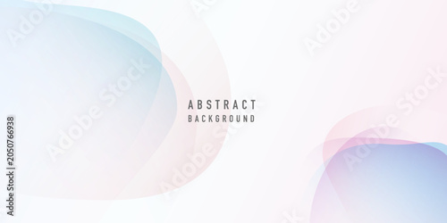Minimal Pastel Abstract Shapes Background with Soft Organic Waves