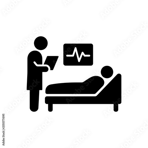 Hospital Ward Patient Monitoring icon