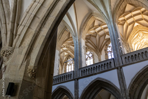 Photos Intricate Ribbed Vaulting Architecture in Medieval Cathedral