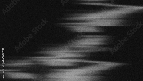 Schilderij op canvas Dark cinematic glitch texture background with horizontal speed lines
