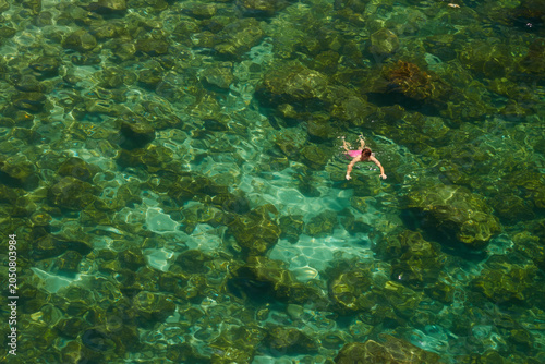 Lama Monachile beach at Polignano a Mare, Italy