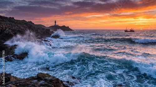 sunrise over the sea