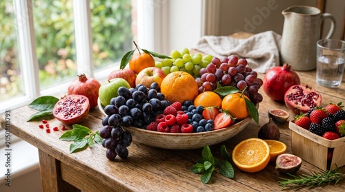 fruit salad in a bowl